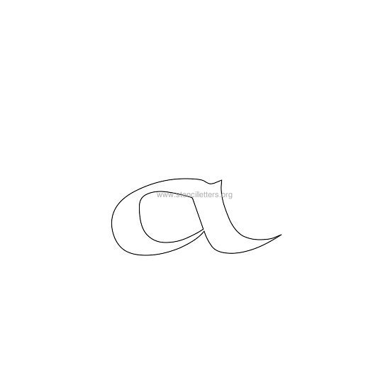 celtic stencil letter a celtic stencil letter a