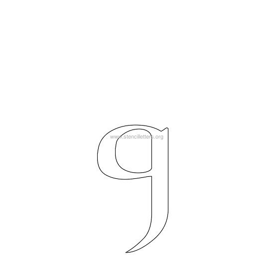 celtic stencil letter g celtic stencil letter g