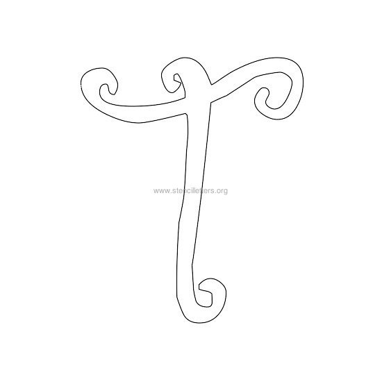 uppercase scrapbooking stencil letter t uppercase scrapbooking stencil letter t