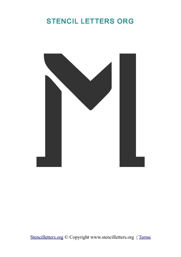 PDF Stencil Template M