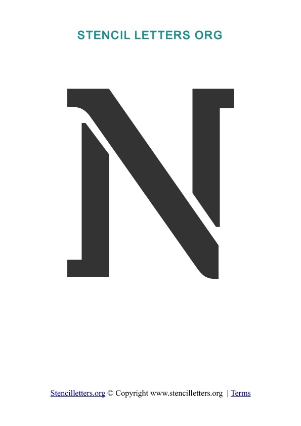 PDF Stencil Template N