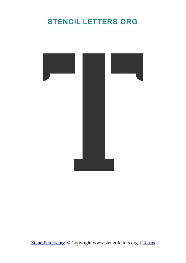 PDF Stencil Template T