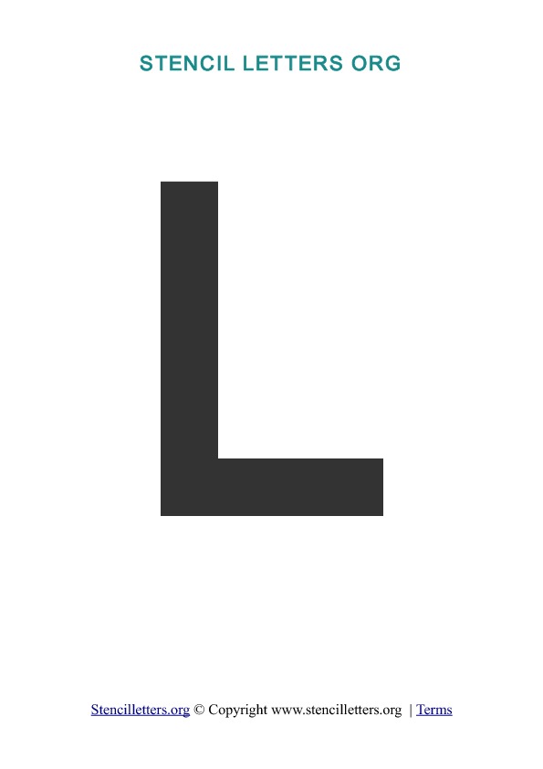 PDF Stencil Template L